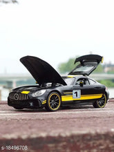 Alloy metal super sport car, jmv 1:32 die cast, light and sound, openable door function for kids on display