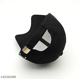 Stylish cotton baseball cap for men and boys, solid color in size L, made in India