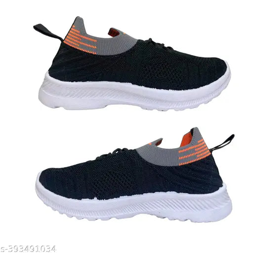 Kids Sports Running, Walking Casual Lightweight Slip-On Laceless Shoes for Boys