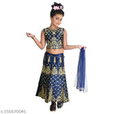 Soft silk lehenga choli set with super net dupatta, embroidered party wear from Fariha Fashions, India