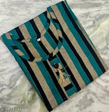 Green cotton blend striped kurti for girls and women, perfect for everyday casual office wear or college. Ideal for sizes M, L, XL, XXL, XXXL, 4XL. Embrace comfort and versatility with this stylish piece