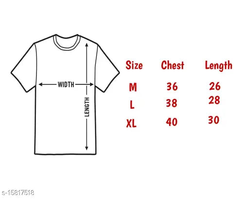 Red Club Lane 100% cotton graphic print t-shirt for men, short sleeves, bio washed round neck