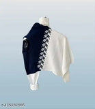 Colorblocked cotton t-shirt for men, long sleeves, size M (38" x 26"), made in India