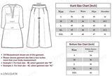 Dark crepe Mohini Separate Yoke Kurta and Palazzos set, 3/4th sleeves ethnic motif Indian festive wear
