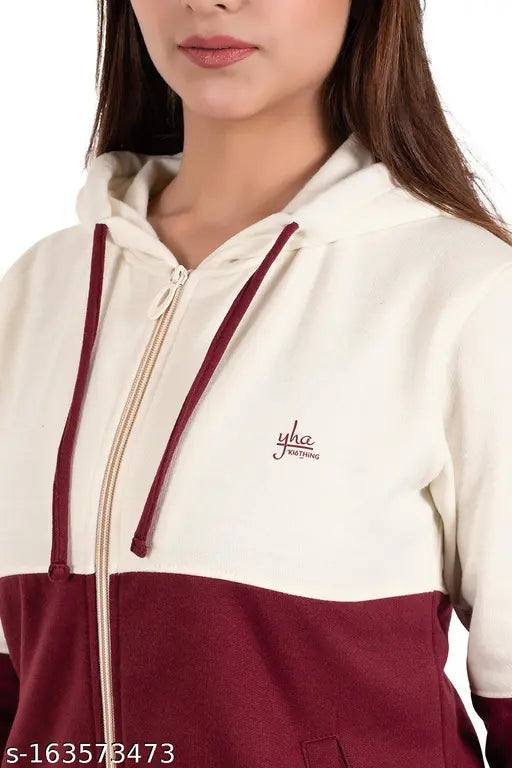 Fleece Colorblocked Women's Jacket - Modern, Comfy, Quality-built YHA