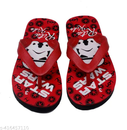 Red Angry Birds rubber shoes for kids (3-3.5 to 9-10 years), Indian-made Star Wars-themed cartoon character footwear