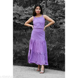 Laser cut cotton crop top & skirt combo by HighBuyLavender, stylish set for women