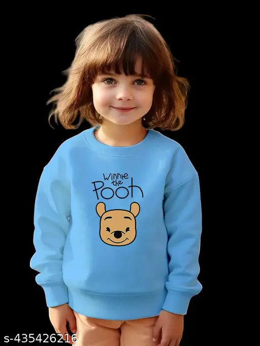 Rich cotton blend kids sweatshirt, print with lovely dog design, best class stitching for better fitting and breathable fabric. Sizes: 18-24 Months (Length Size: 18 in), 1-2 Years, 2-3 Years (Length Size: 18 in), 3-4 Years (Length Size: 18 in), 4-5 Years (Length Size: 19 in), 5-6 Years (Length Size: 20 in), 6-7 Years (Length Size: 21 in), 7-8 Years (Length Size: 21 in). Made in India