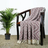 Lavender cotton throw blanket, soft, plush, warm, and cozy single layer perfect for bed, couch, or sofa chair