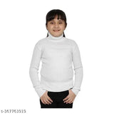 Winter woolen striped high neck for kids, warm and cozy winter wear for all ages
