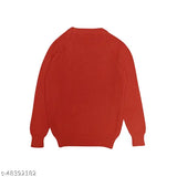 Woolen sweaters for kids: Chimprala's solid color, long-sleeved unisex sweaters keep children warm and comfortable during winter activities. Perfect for outfits with jeans or activewear