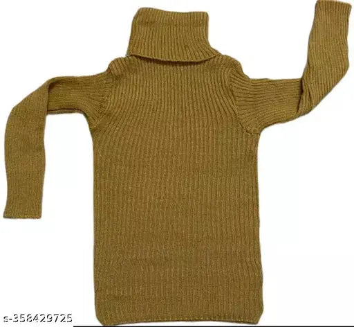 Winter woolen high neck sweater multipack of 4, striped cotton blend for baby boys & girls sizes 0-12 months