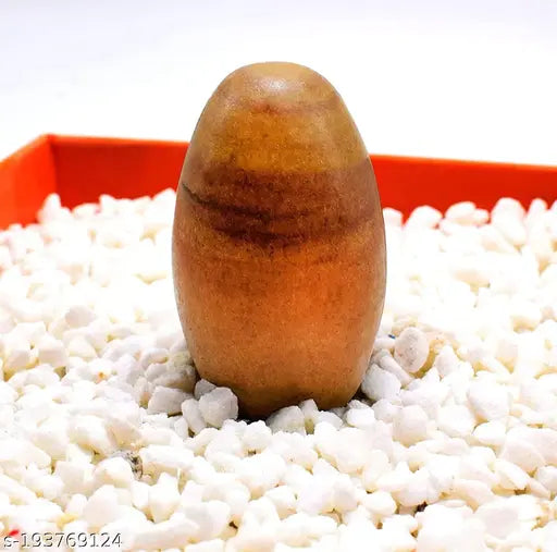 Marble Narmadeshwar Shiva Shivling, decorative home pooja showpiece from India
