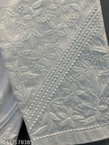 Indian embroidered net Lycra pant, latest Chikan design for women in sizes M, L, XL
