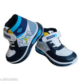 PU canvas shoes with Velcro fastening for kids, comfortable and durable