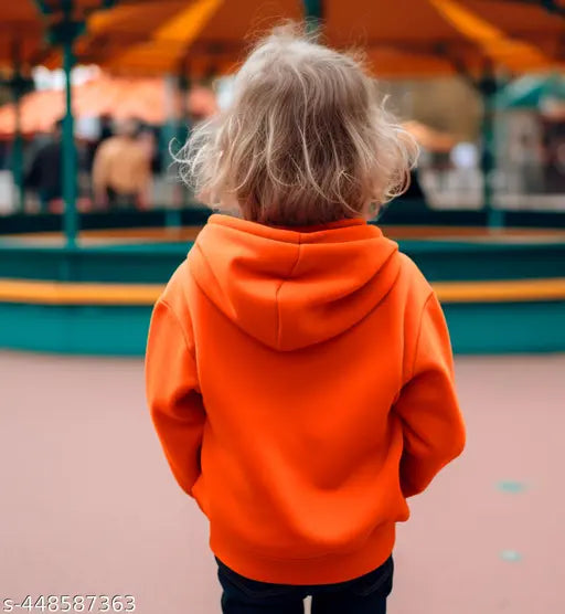 Kids printed cotton hoodie (1-2yrs), vibrant design on front, soft & warm winter wear