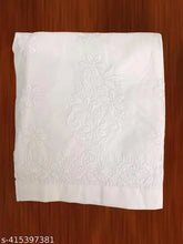 White Chikankari cotton Chikari pant for women, featuring intricate floral patterns and available in various sizes
