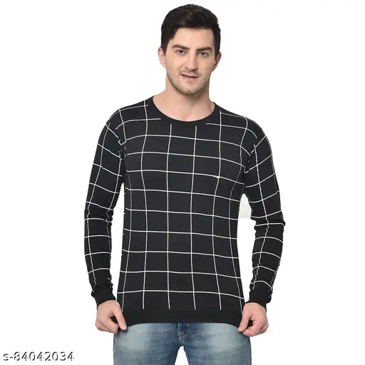 Multicolor cotton long sleeve men's t-shirt pack 5 by Vimal Jonney, ideal for casual wear in various sizes M, L, XL from India