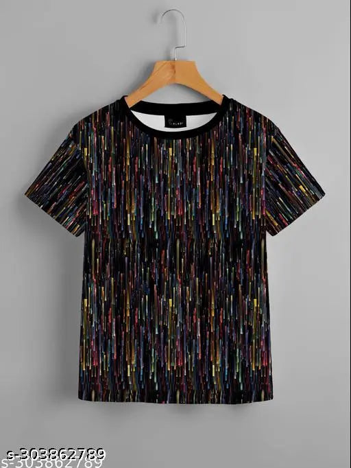 Pink polyester combo t-shirt for women & girls, perfect for regular or oversized style, Celebi print