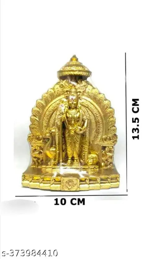 Large poly resin statue of LORD MURUGAN/SRI MURUGA/KARTHIKEYA (10cmL x 13.5cmH x 4cmW). God Idol from India