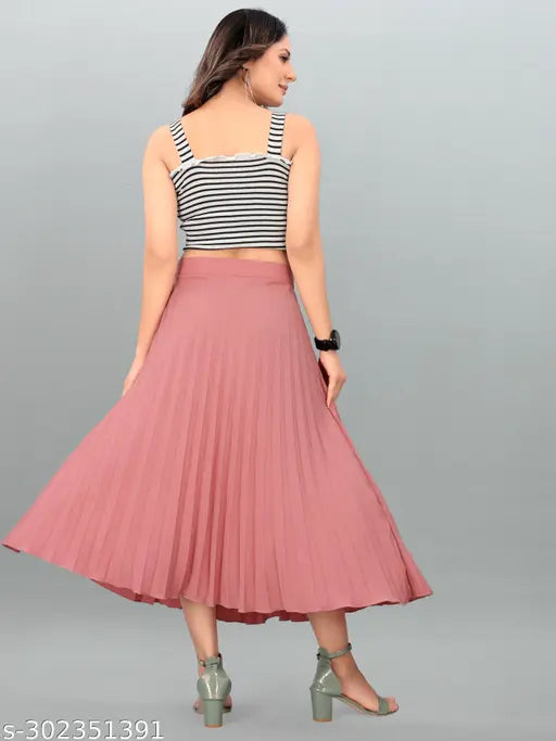 Solid crepe midi dress, Indian handcrafted 510 style, available in sizes 24-38