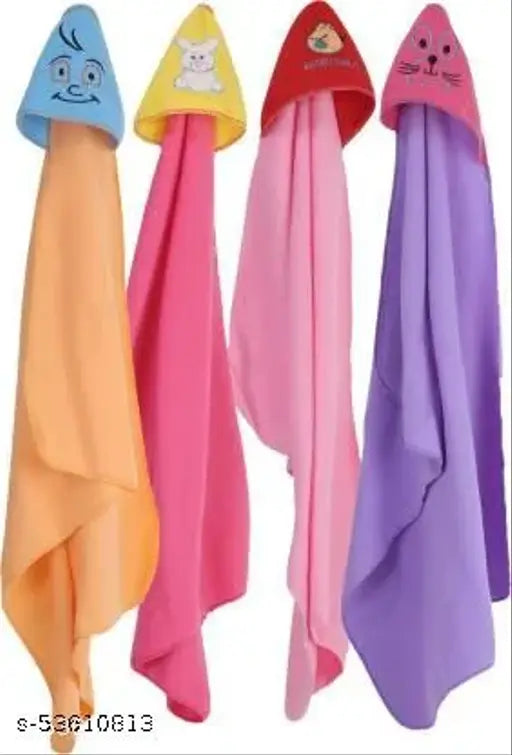 Fleece peach, purple, pink baby blanket with cartoon print, ideal for mild winter