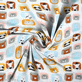 Cartoon design, premium cotton single flat bedsheet with 1 pillow cover, supersoft 90x60 inch for kids, summer use