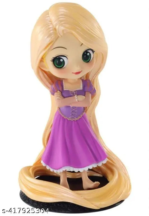 Disney Princess Rapunzel SE action figure, vibrant outfit, desk decor, office accessory, car dashboard ornament, collectible figurine from India