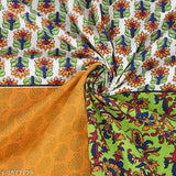 Jaipuri cotton double bedsheet, pillow covers in India, pure cotton home decor