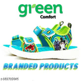 Limited Edition Ben 10 patent leather sandals for kids, EVA sole, Velcro fastening, cartoon characters design