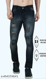 Grey cotton blend rough jeans by Mevan, ideal for a slim fit style and extended use