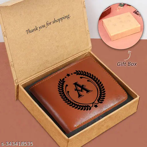 Genuine leather, canvas wallet for men - black or brown, 5 compartment design with card slots for up to 6 cards and an ID slot. Customized Indian-made gift wallet for men