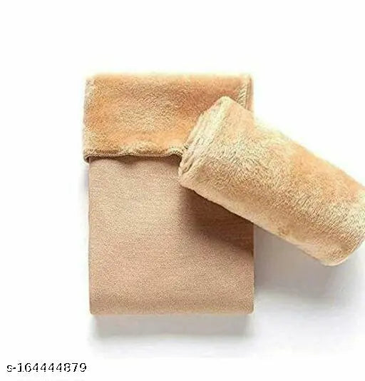 Wool cap and velvet touch socks combo, cozy & comfortable woolen winter wear for girls, fully fur-lined with face cover & matching socks