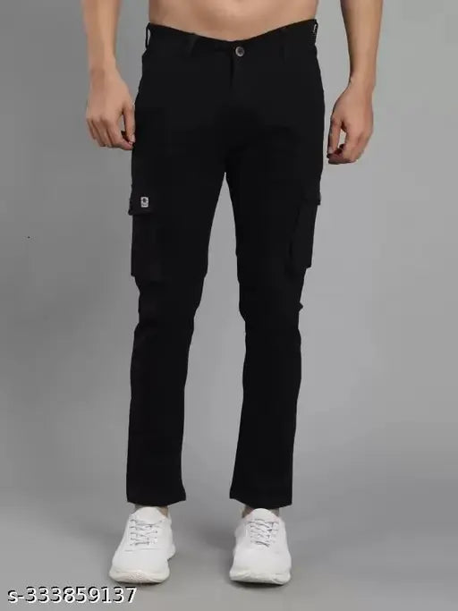 Multicolor denim men's solid jogger jeans from SK Dresses, new cargo pant for men, size 34 (waist 34in, length 41in), India origin