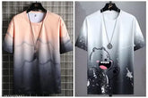 Saplmition printed polyester short-sleeve T-shirt (N), size S-XL