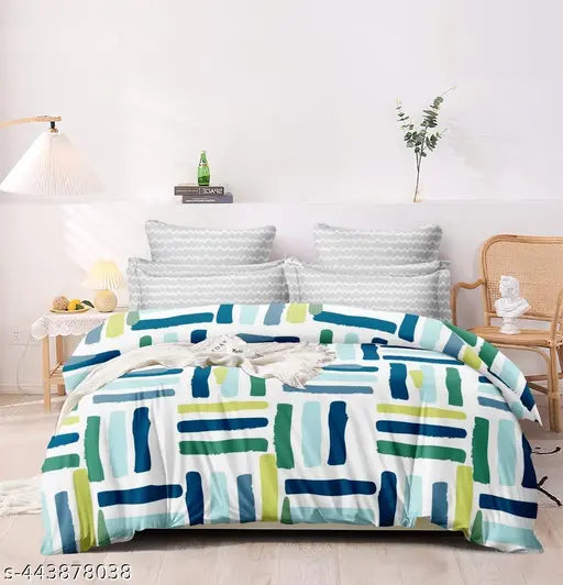 Supersoft Glace cotton king size double bed AC comforter, luxurious white cotton for a cool and comfortable sleep