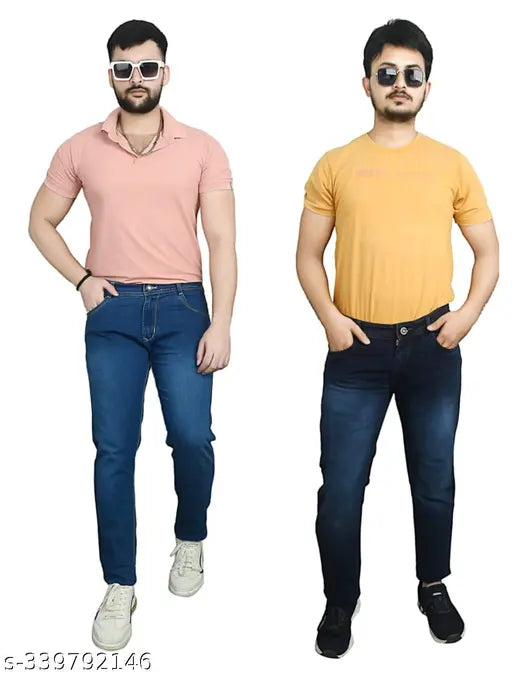 Denim combo pack 2 - 6 modern indian jeans sizes 28-36, versatile wardrobe essentials