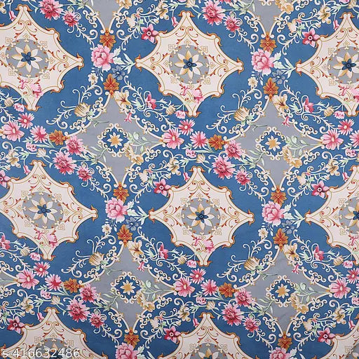 Premium cotton super soft single bedsheet (90x60) with zipper pillow covers, floral print, ideal for summer. High-quality stitching, long-lasting, no color bleeding