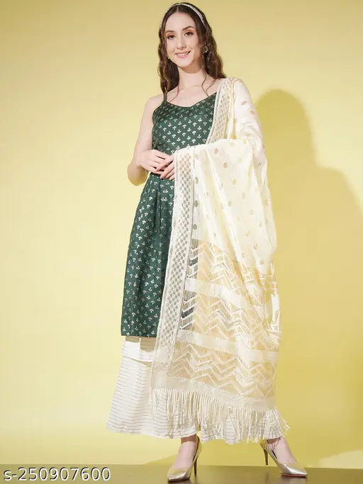 Cotton dupatta set, Indian traditional attire