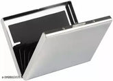 Stealodeal Rose SILVEER RFID Credit Card Holder, stainless steel, 6 slot for men & women. RFID protected, polished metal, slim and lightweight