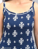 Rayon printed net kurta and palazzos dress for women, sleeveless and single size available