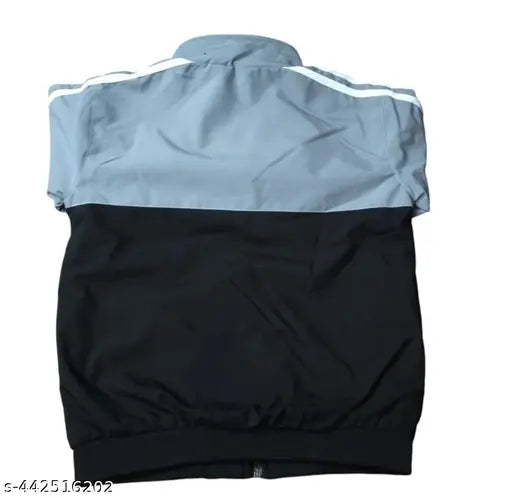 Cotton kids sweatshirts, solid color design for 9-10 years old, popular windcheater jacket style from India