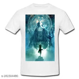 Printed polyester Lord Shiva T-shirt (Pack of 1), ideal for devotees, high-quality Indian-made apparel with short sleeves and printed design