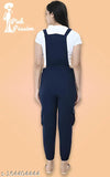 Pink passion striped navy cotton blend jumpsuit, sleeveless, trending women's fashion sizes S28, M30, L32, XL34