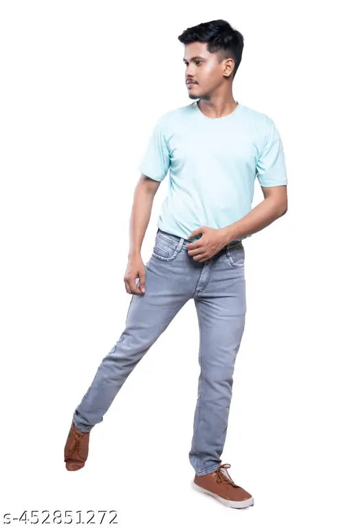 Denim men's jeans dyed/washed, high-quality, versatile essential clothing item - size 28, 30, 32, 34, 36, 38, 40, made in India