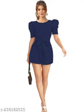 Trendy lycra knit short jumpsuit for women, solid color, comfortable stretchable fabric