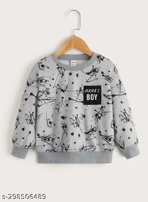 Cotton printed kids sweatshirt AOP, long sleeves, popular clothing for children (size 0-3 Months to 5-6 Years)