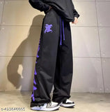 Cotton printed jogger pant for women, black, premium quality and versatile style. Made in India