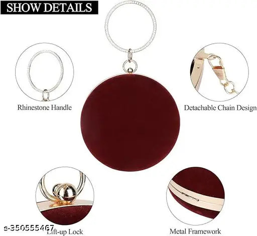 Maroon velvet luxurious clutch purse, handcrafted Indian velvet glamour bag