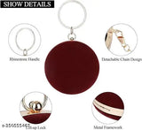 Maroon velvet luxurious clutch purse, handcrafted Indian velvet glamour bag